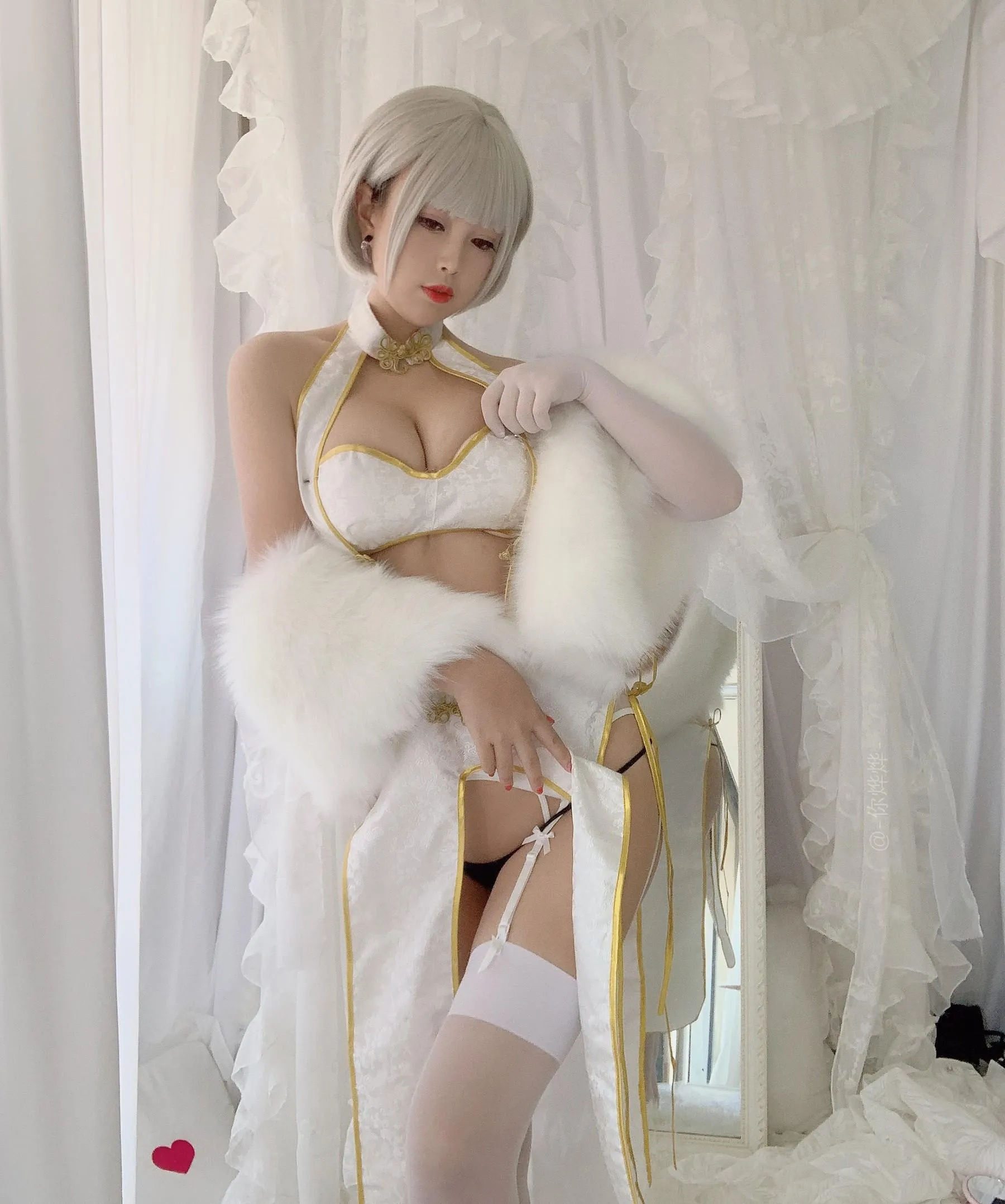 白烨 – NO.12 白旗袍 [41P]插图3